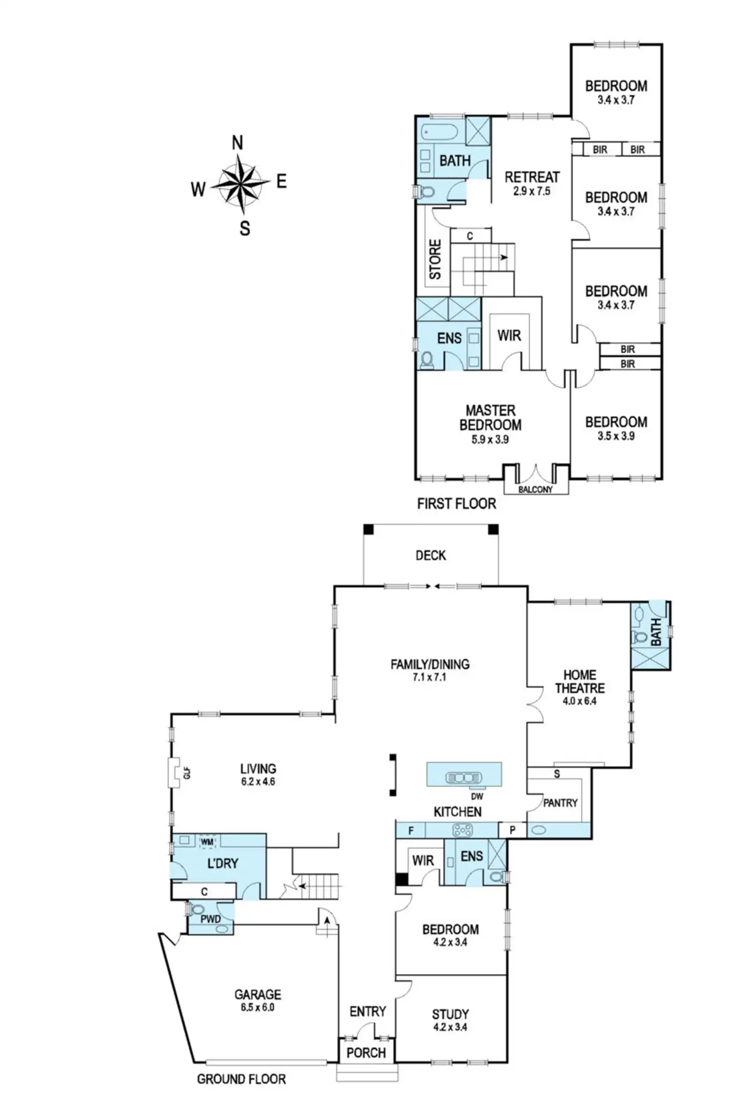 Floorplan of Homely house listing, 5 Ashby Court, Balwyn North VIC 3104