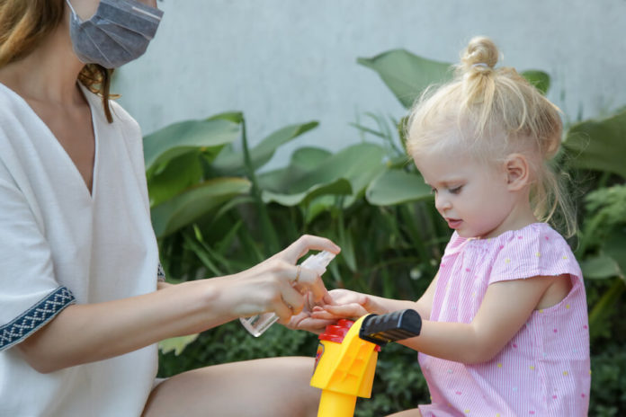 how to flu proof home hand sanitizer spray child